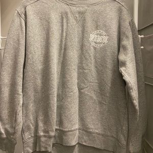 Grey VS Pink Crew Neck Sweatshirt